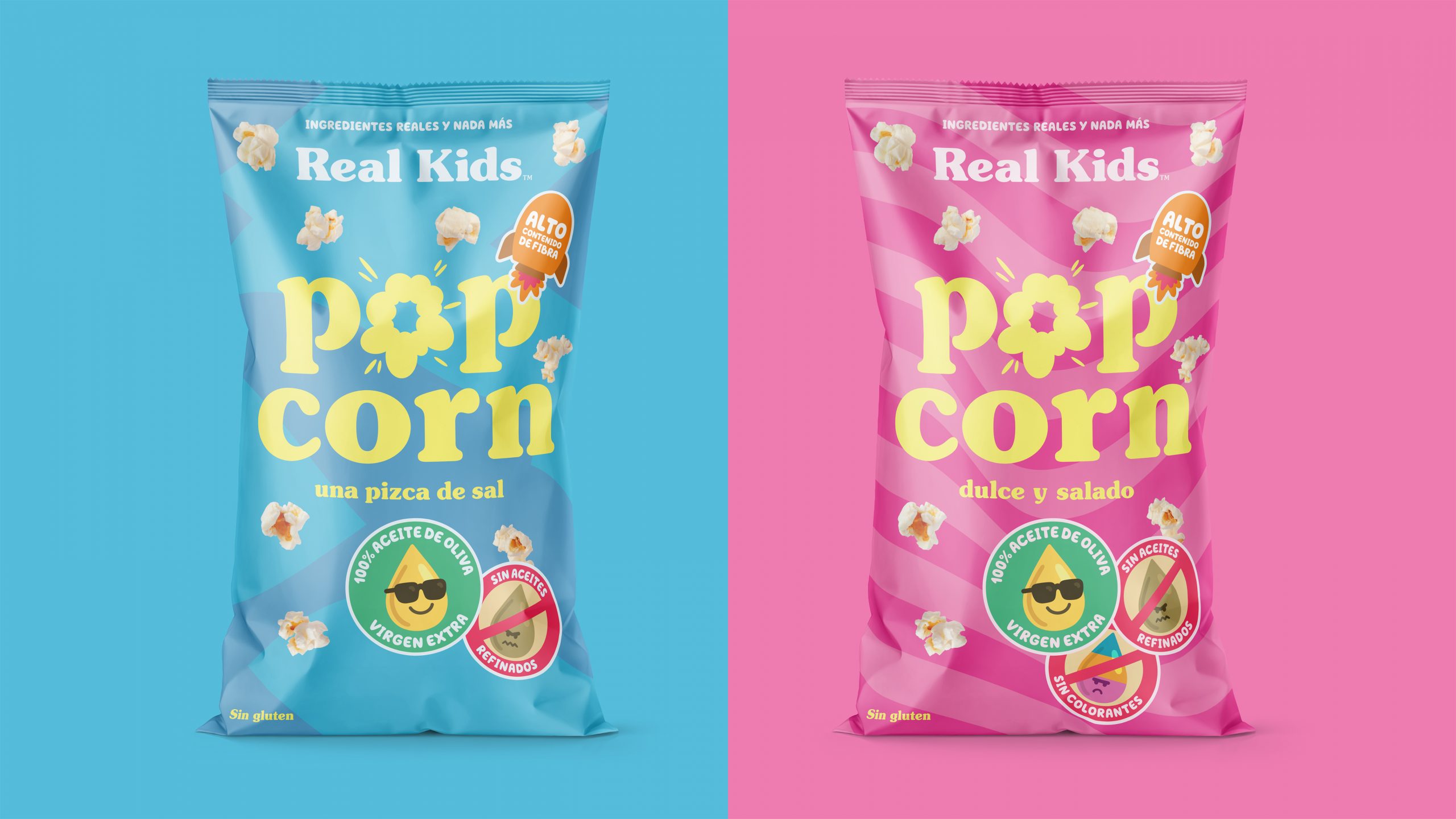 LLEGAN A ESPAÑA LAS PRIMERAS PALOMITAS 100% NATURALES PARA NIÑOS DE REAL KIDS