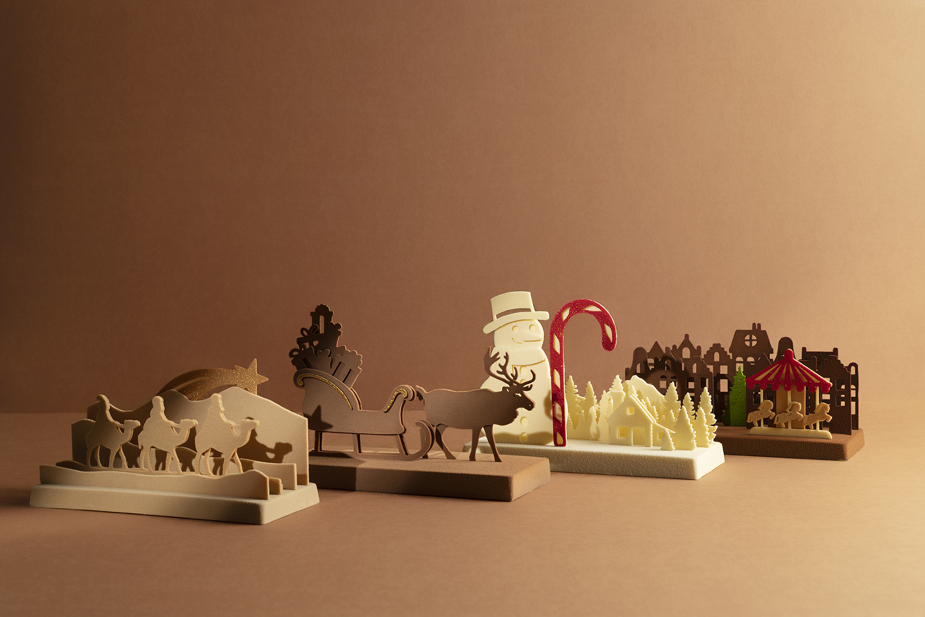 Lluc Crusellas transforma la mesa navideña en una galería de arte comestible