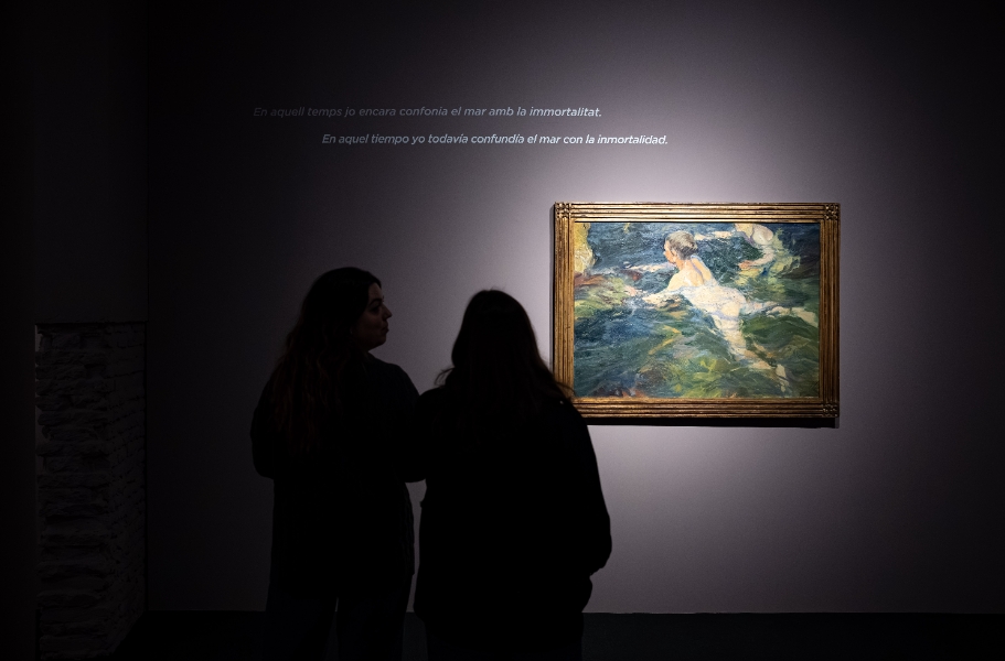 En el mar de Sorolla con Manuel Vicent