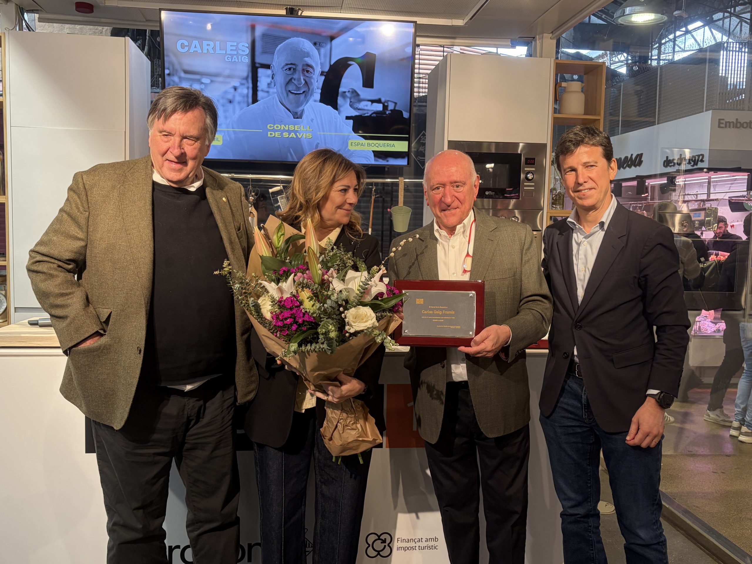 EL CONSELL DE SAVIS DE LA BOQUERIA HOMENAJEA AL CHEF CARLES GAIG: “NO HAY NINGÚN PAÍS CON NUESTRA DESPENSA Y DIVERSIDAD”