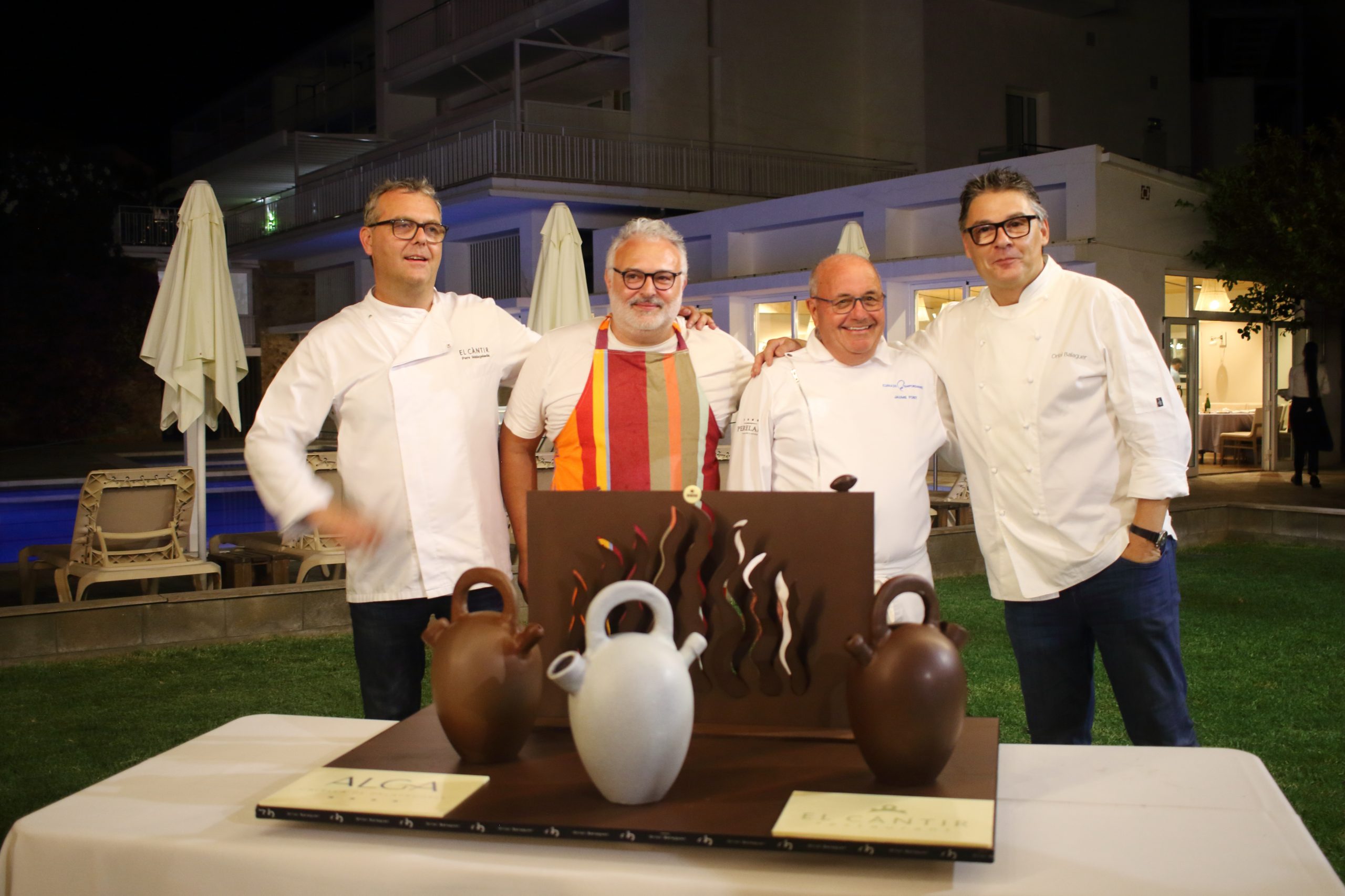 CARLES ABELLAN Y ORIOL BALAGUER SE REENCUENTRAN EN LA IV CENA-TRIBUTO DEL HOTEL ALGA