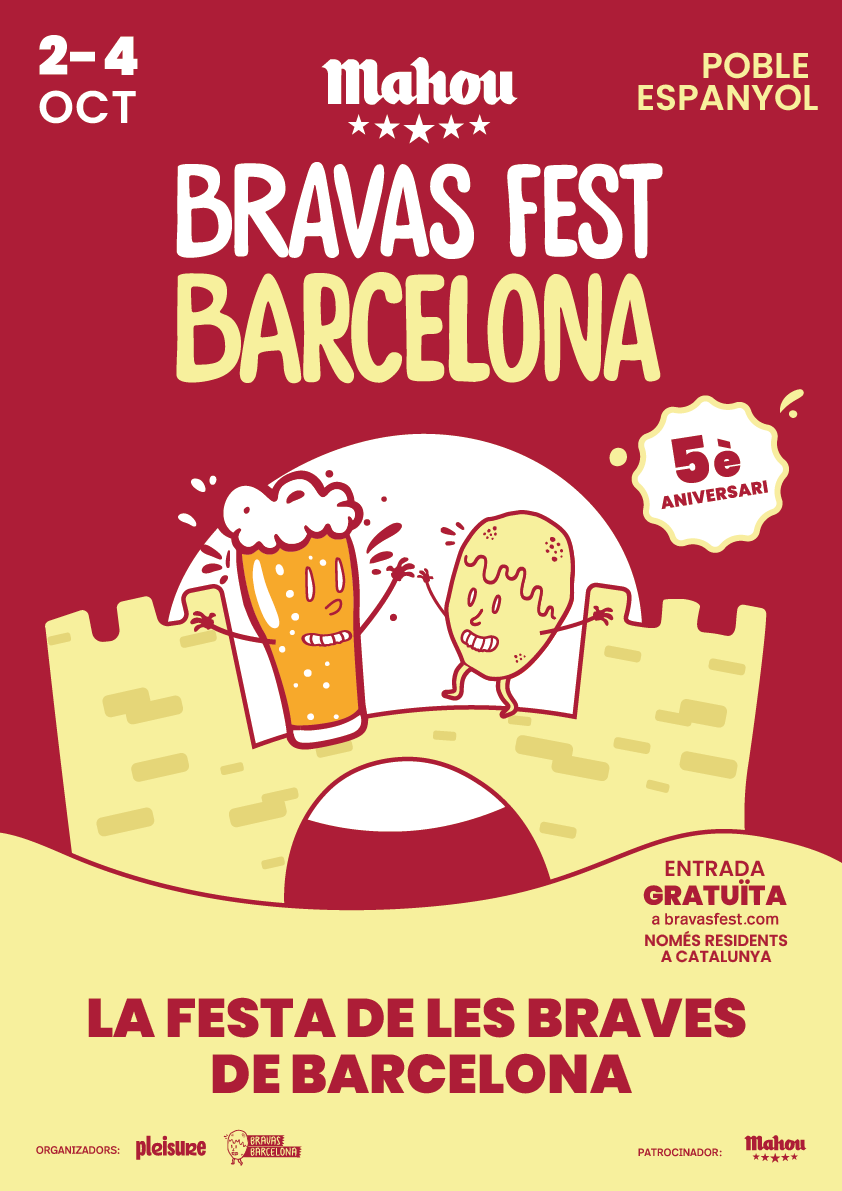 EL MAHOU BRAVAS FEST CELEBRA SU QUINTO ANIVERSARIO CON 14 RESTAURANTES DE BARRIO Y UN HOMENAJE A LA CULTURA BARCELONESA